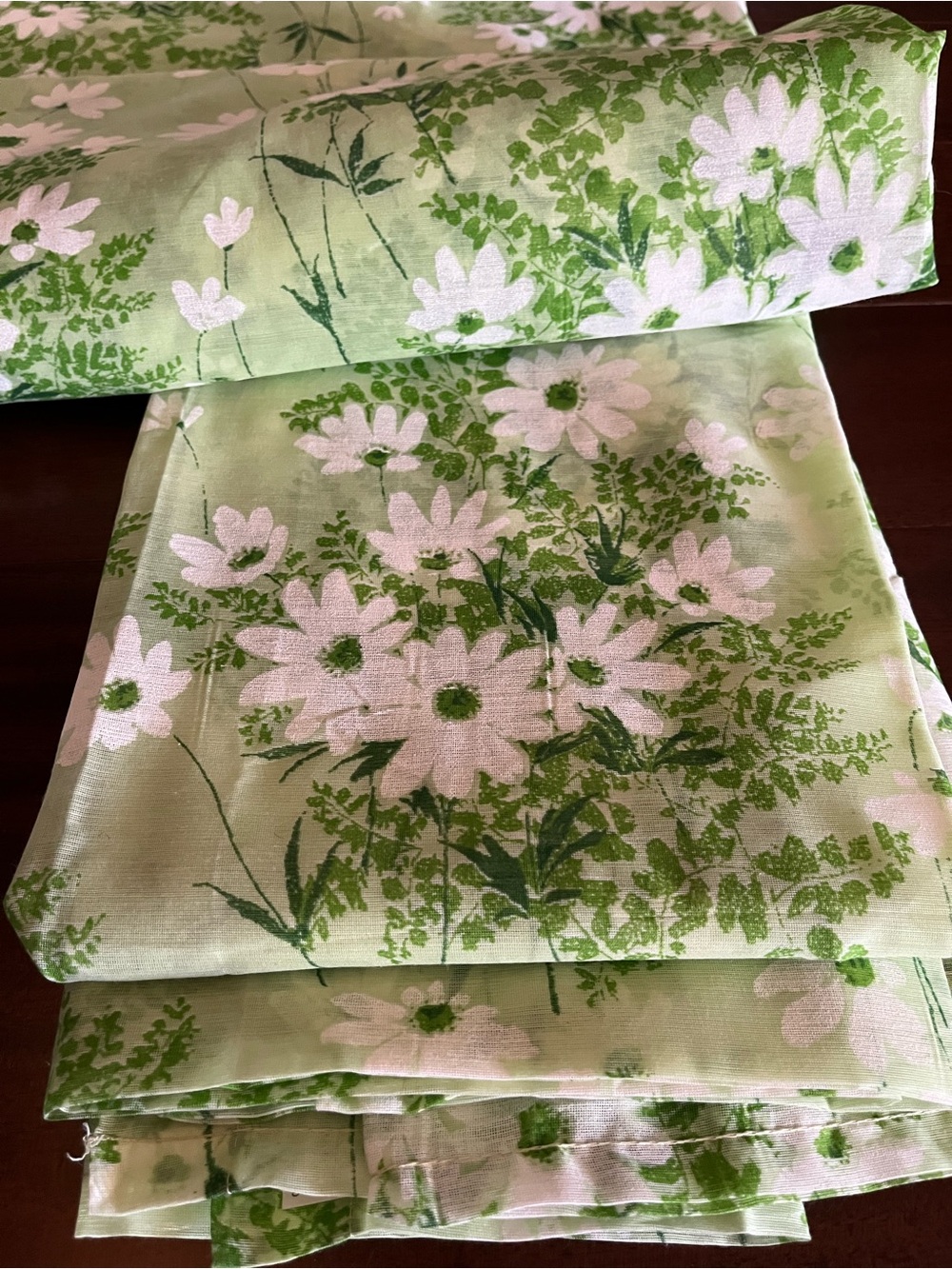 Fashion Manor Daisy Floral Vintage Curtains Penn Prest JC Penney